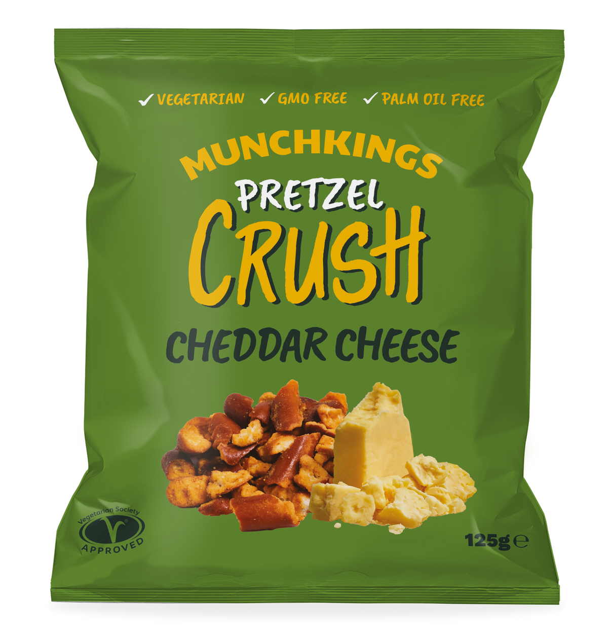 Pretzel Crush Cheddar Cheese 9X125g