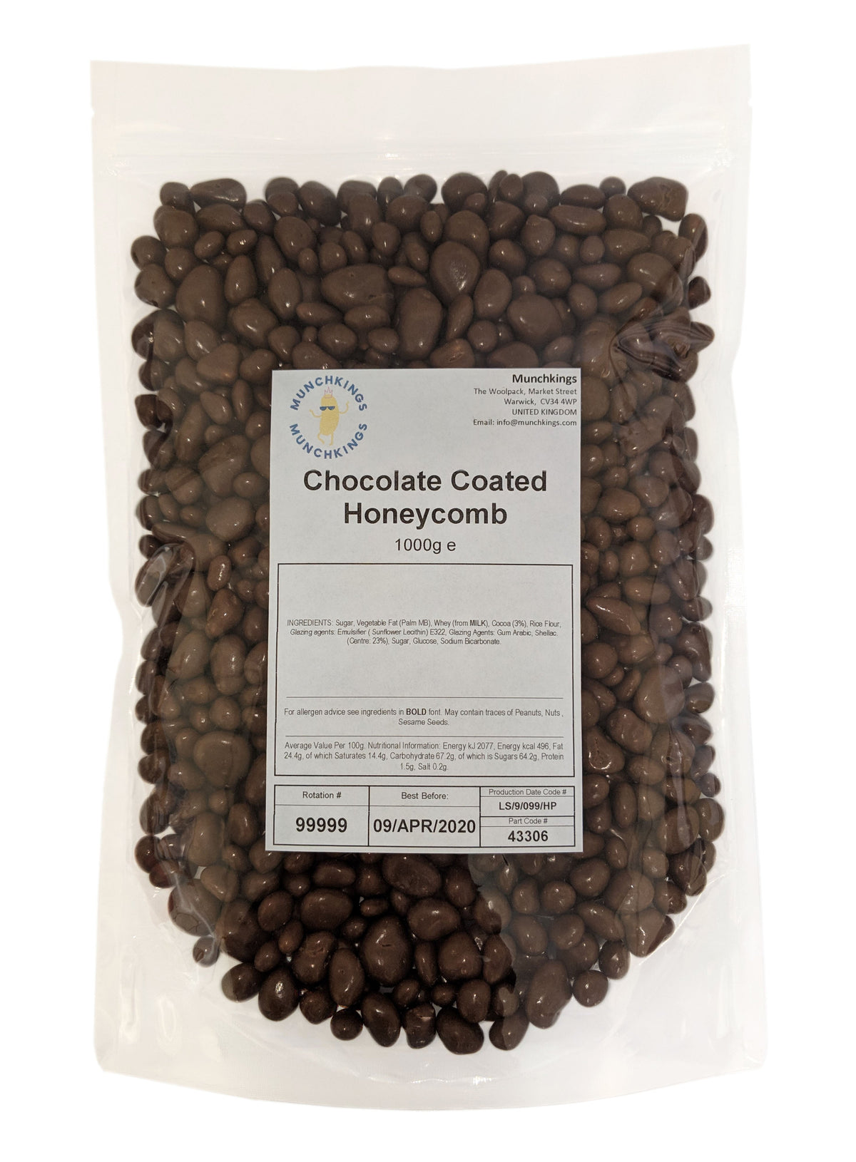 Chocolate Coated Honeycomb