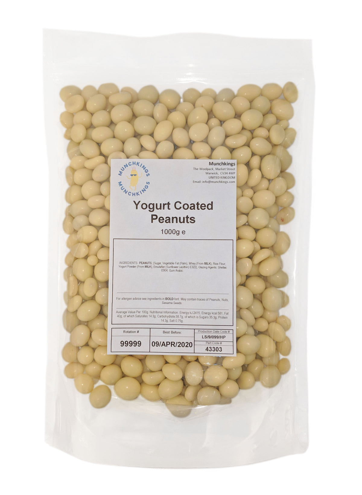 Yoghurt Coated Peanuts